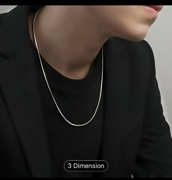 Collier chaîne minimaliste