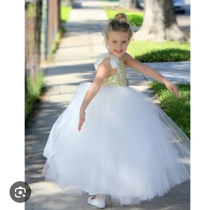 Robe de cérémonie enfant brillante