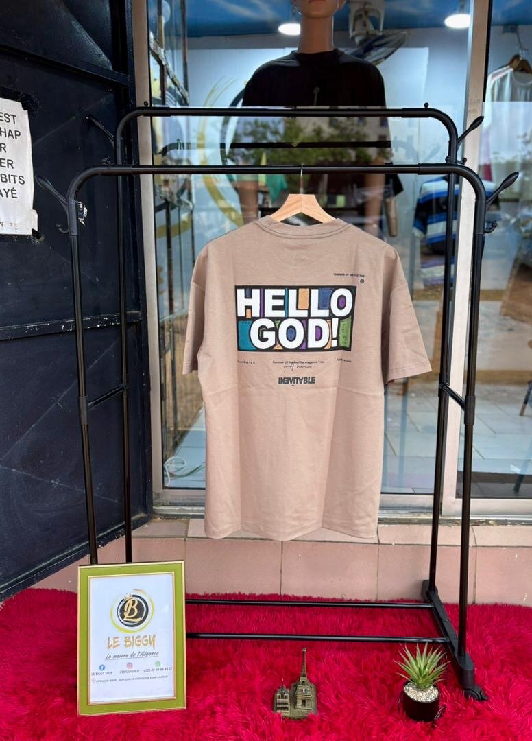 T-shirt original "HELLO GOD!"