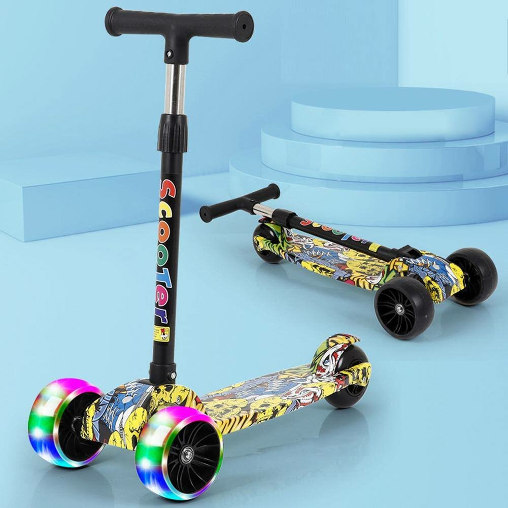 Kids Scooty Lights With Music Premium Quality 3 to 10 Years