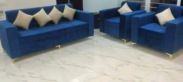 Set of blue furniture