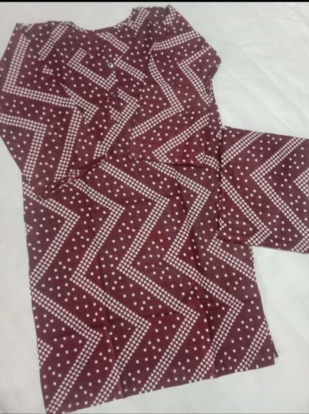 2 pcs lawn stitched suit