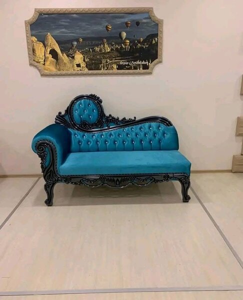 Canapé baroque élégant coloré