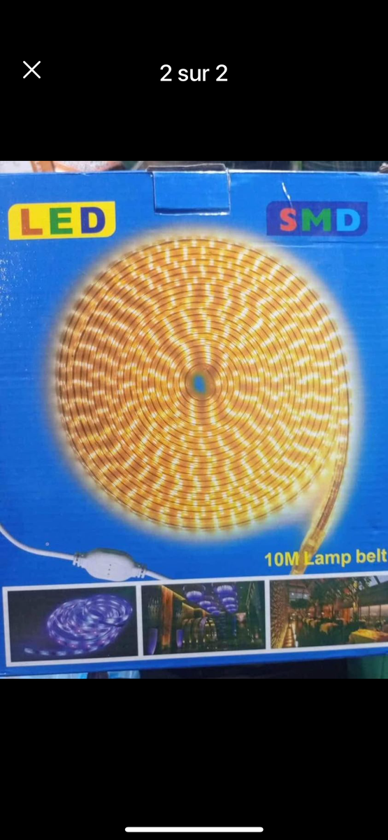 Guirlande LED 10m multicolore