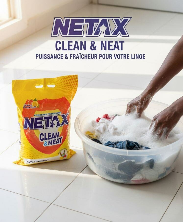 Netax Lessive en Poudre Puissante