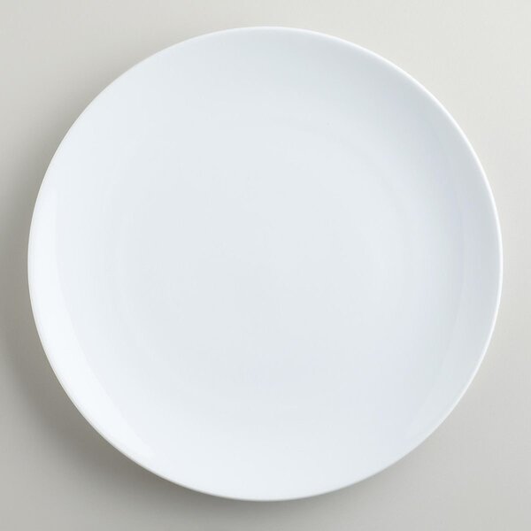 Assiette en Porcelaine Blanche