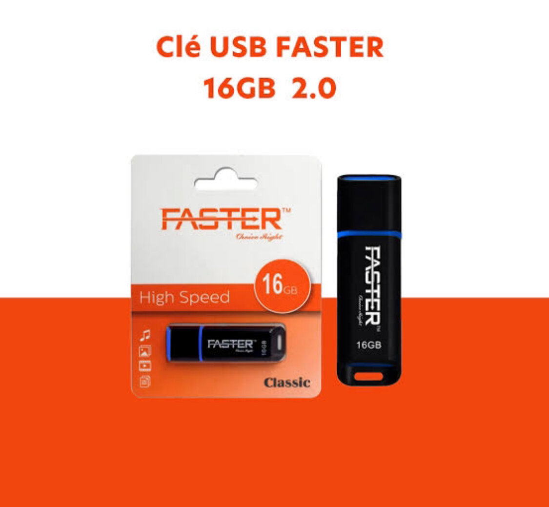 Clé USB FASTER 16GB