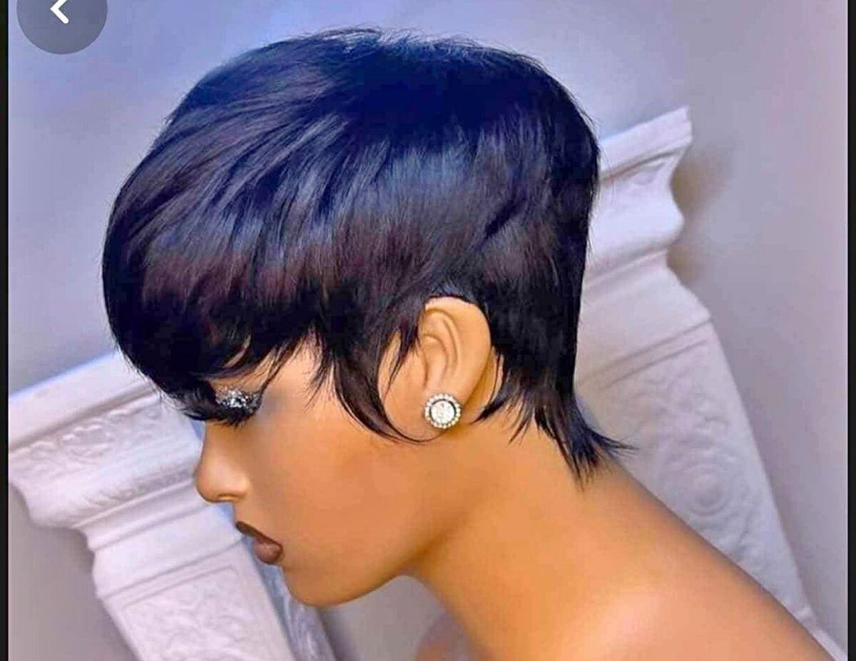 Perruque Pixie Cut Élégante