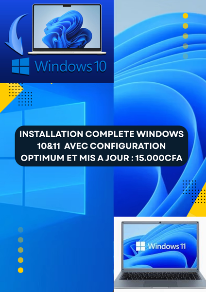 Installation Windows 10 et 11