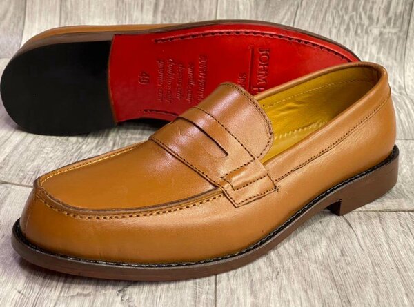 Mocassin en cuir