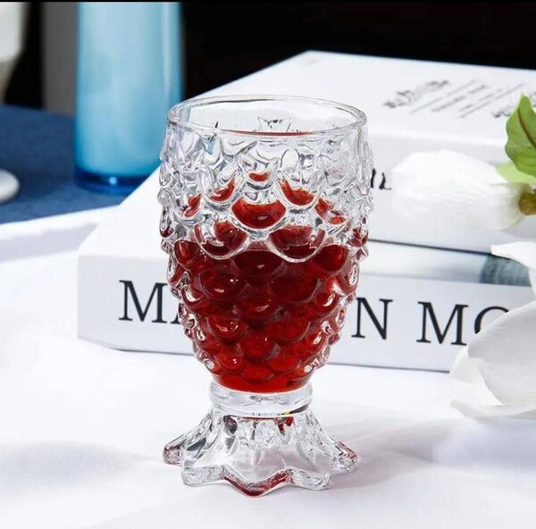 Pineapple Tiki Cocktail Glass