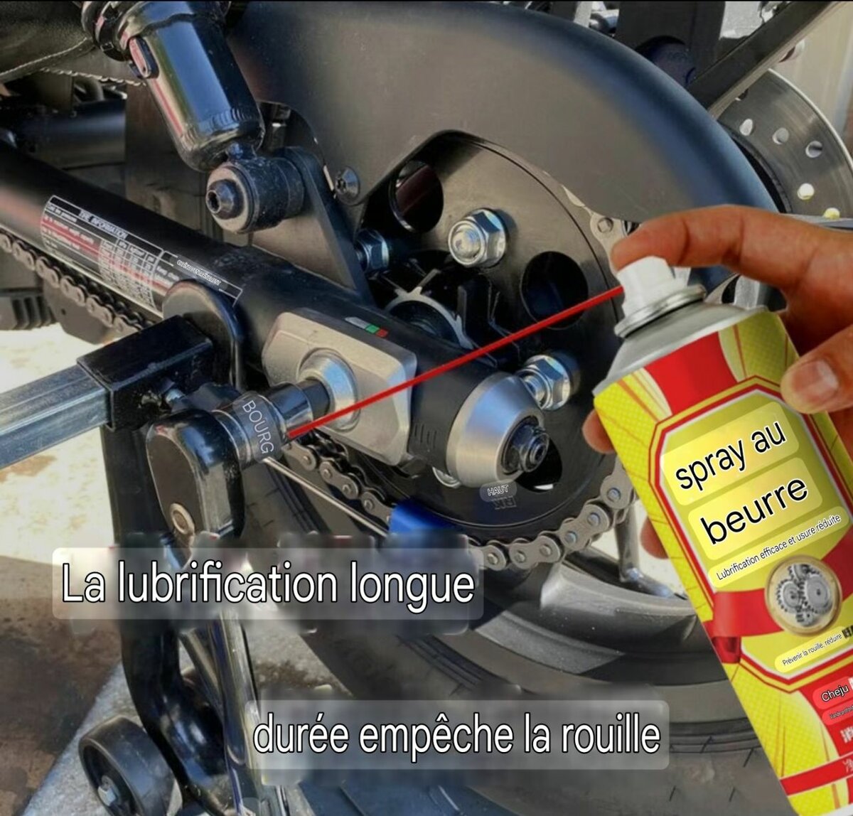 Spray lubrifiant thermique