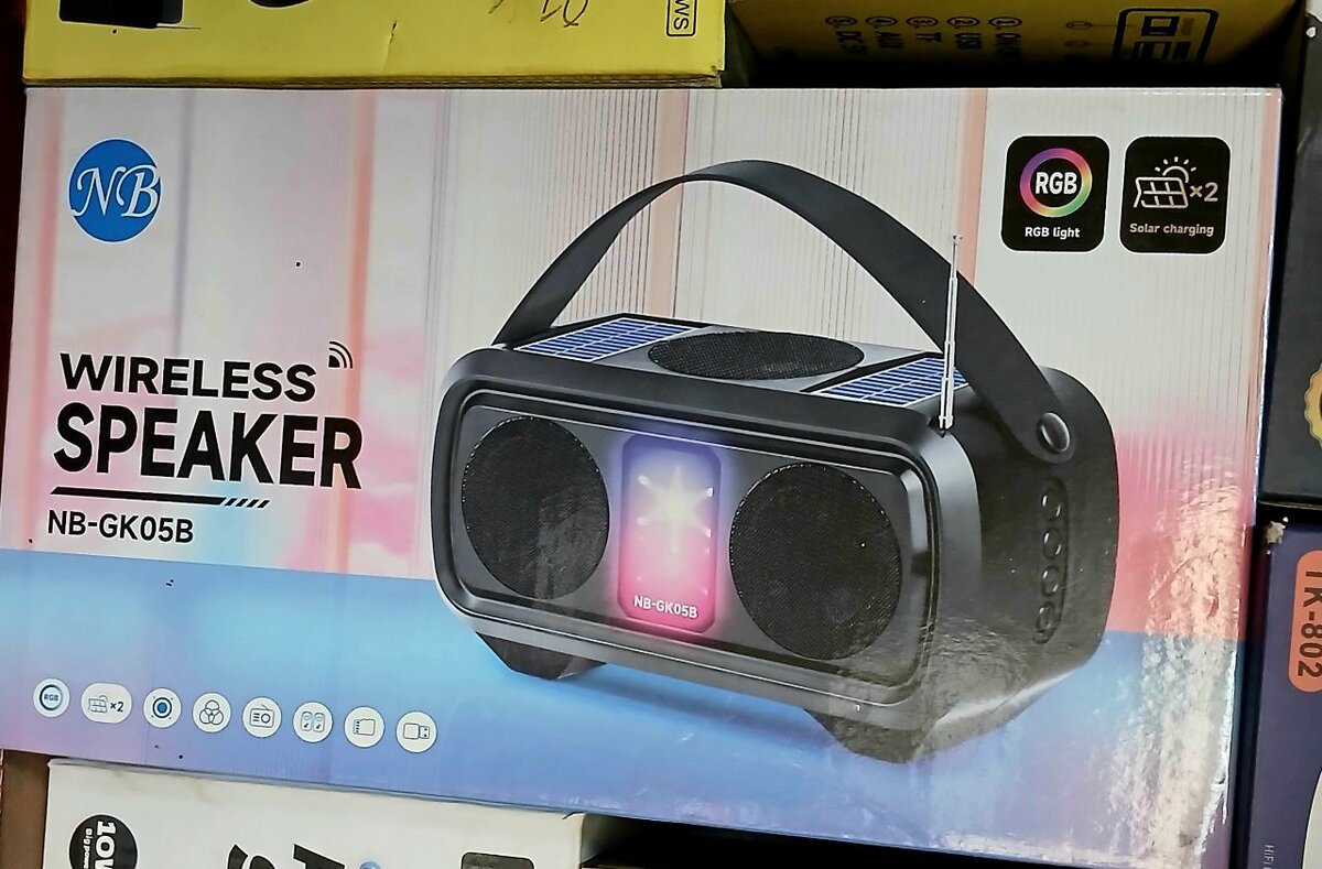 Enceinte sans fil portable RGB