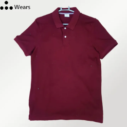 Premium Quality Polo T-Shirt for Men's, Maroon Color Polo T-Shirt - Honey Comb fabric