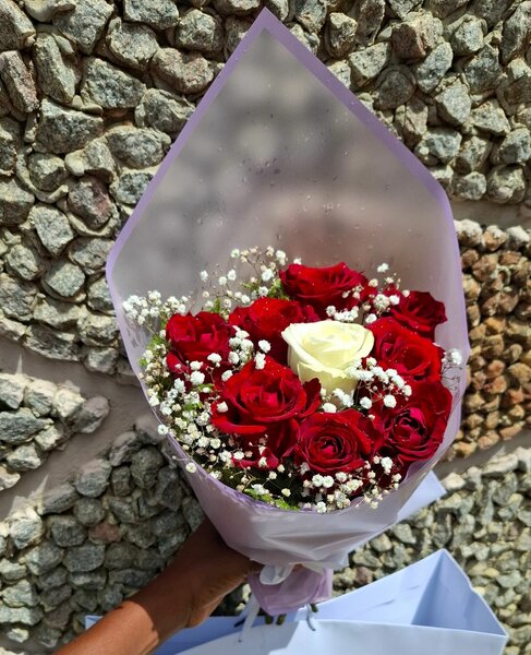 Bouquet de fleurs naturelles