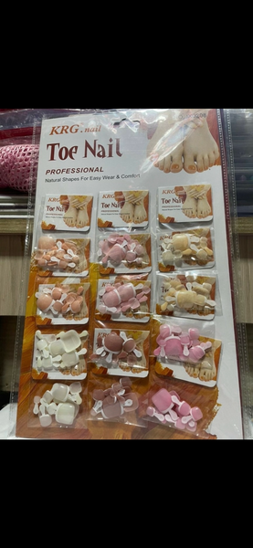 Faux ongles pieds élégants