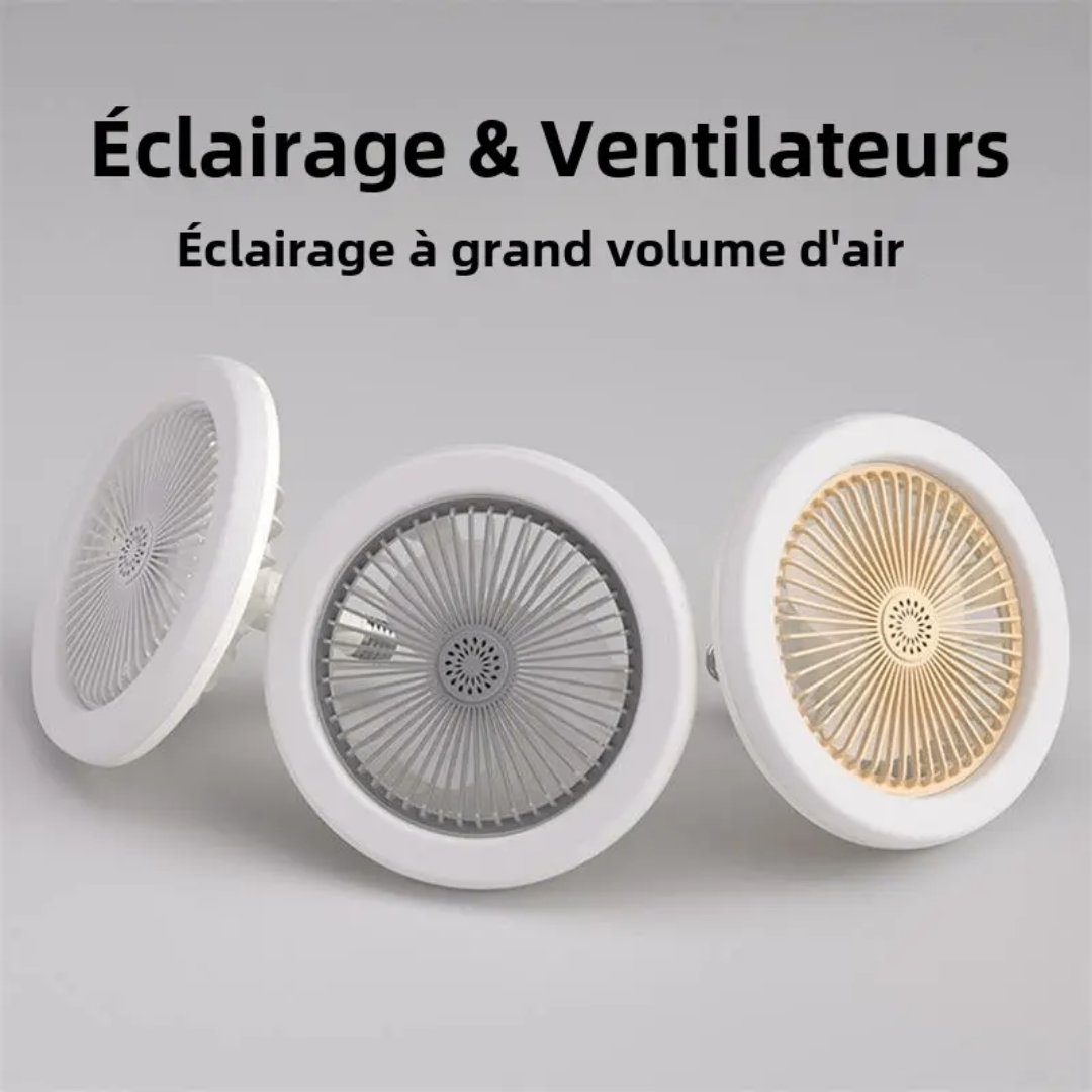 Ventilateur ampoule led