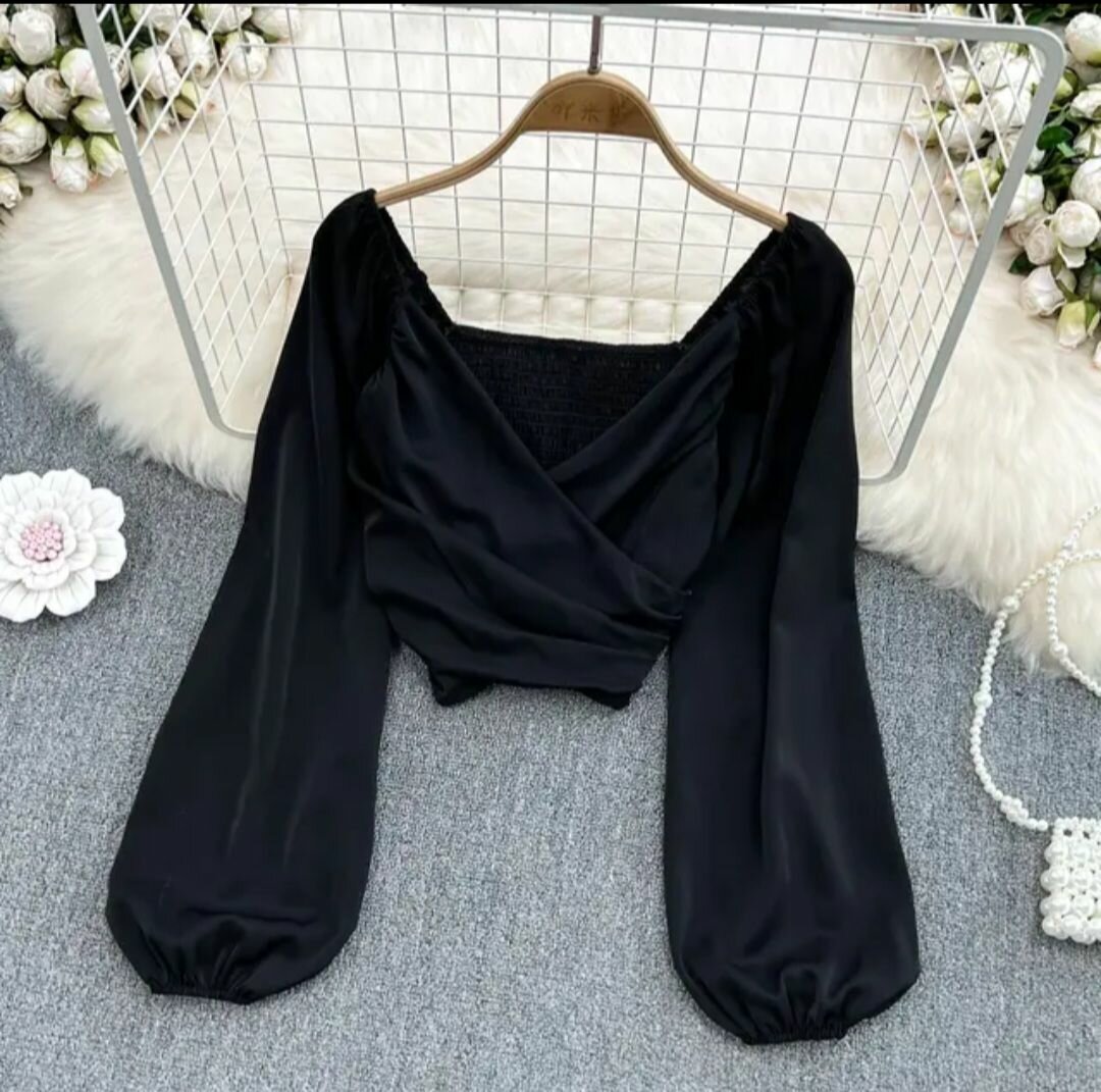 Top court à manches longues