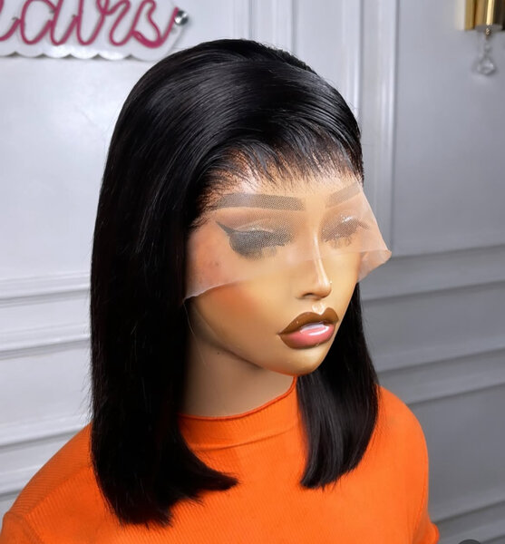 Perruque Bob coupe carré noir