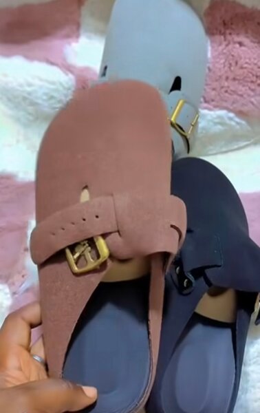 Sabots en daim élégants