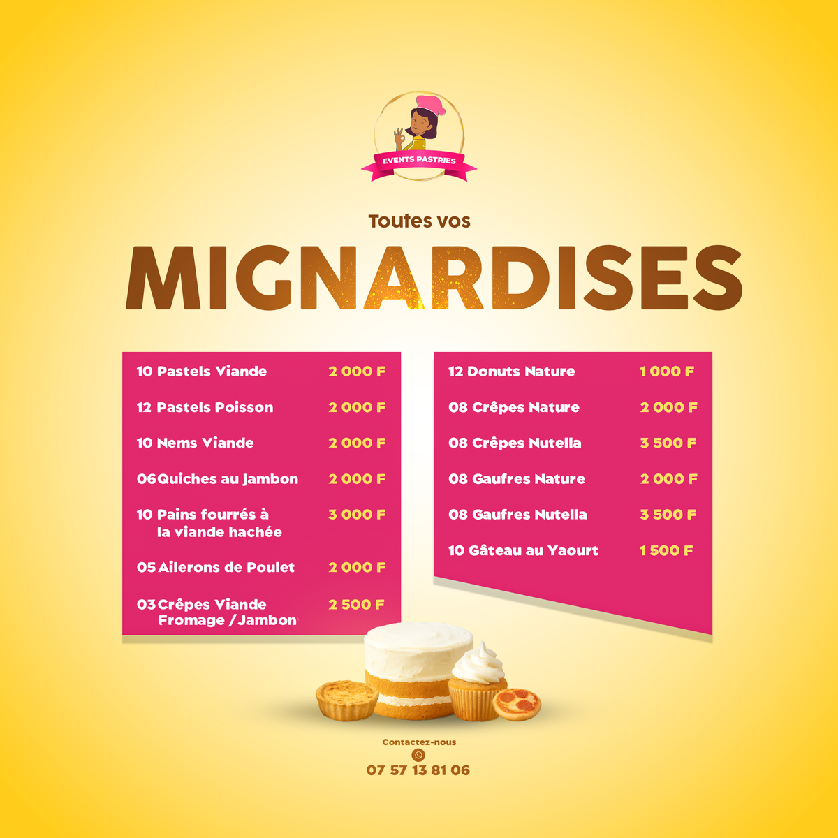 Box de Mignardises Assorties