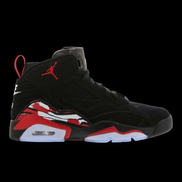 Sneakers montantes noirs et rouges