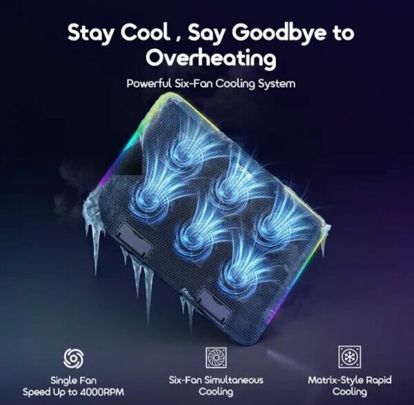 Refroidisseur PC 6 Ventilateurs