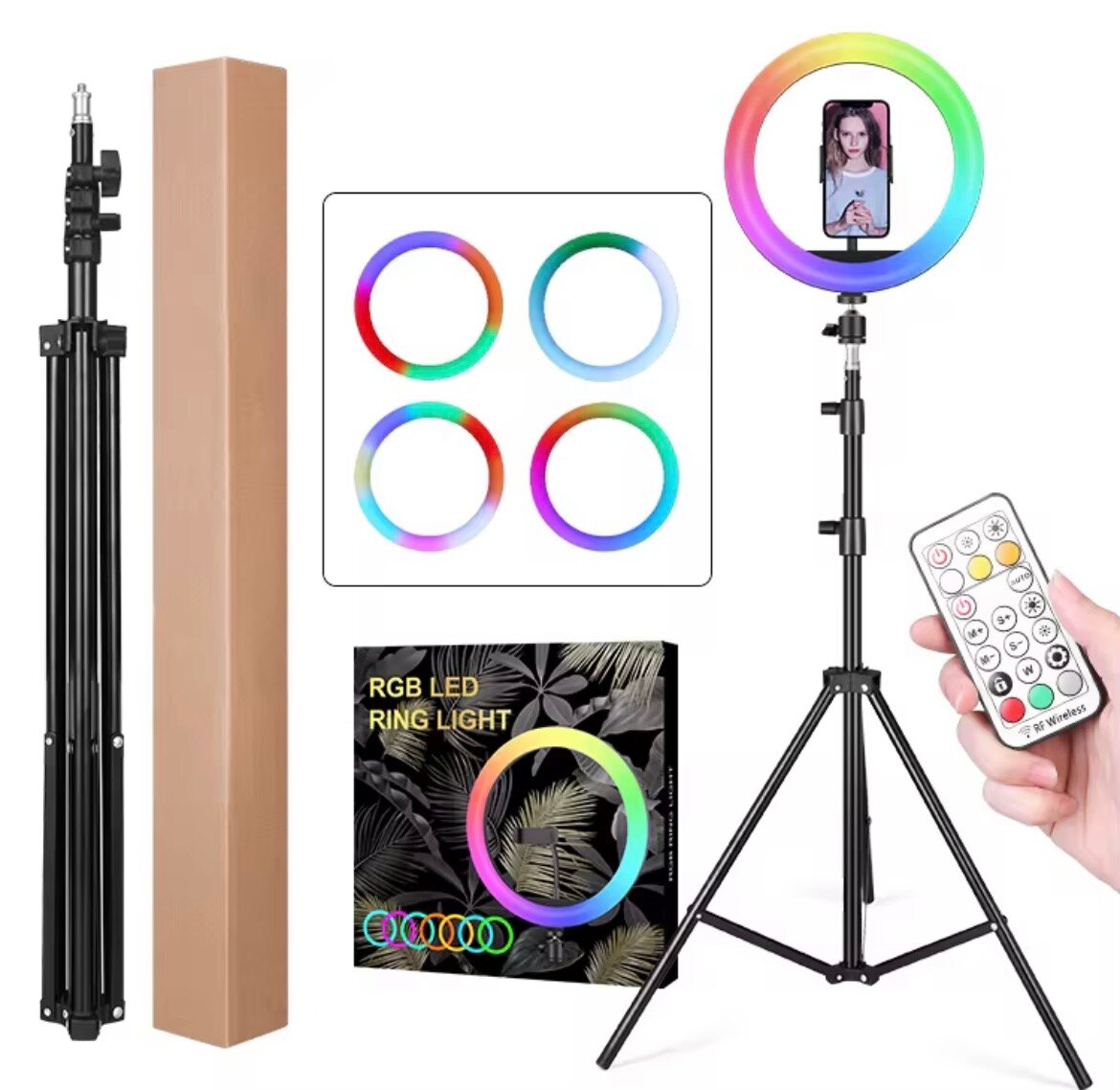 Anneau Lumineux LED RGB avec Trépied