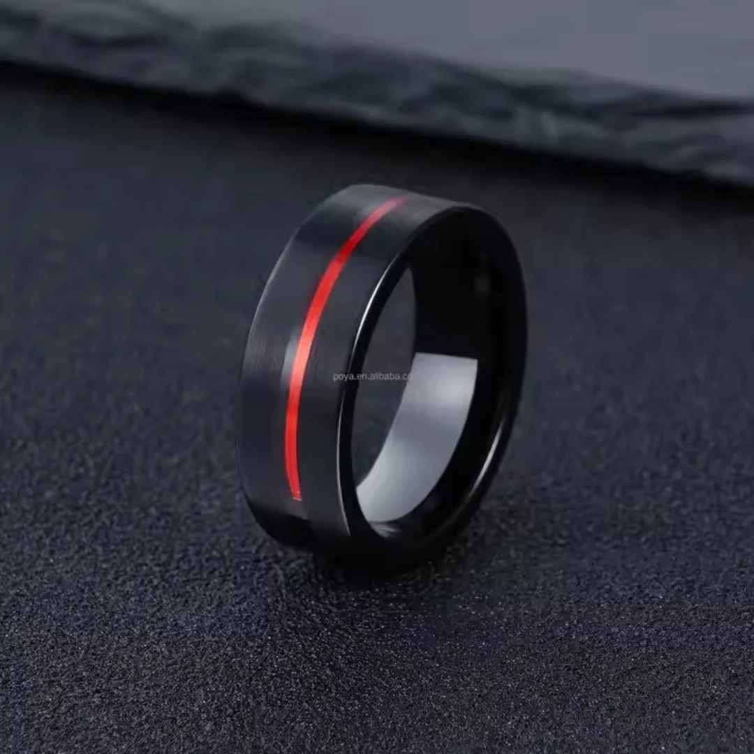 Bague Homme Tungstène Noir