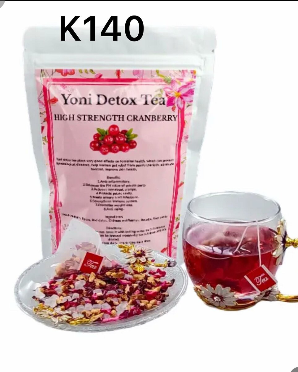 Yoni Detox Tea  HIGH STRENGTH CRANBERRY 