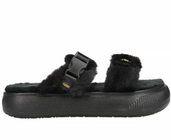 Меховые тапочки puma оригинал состояние отличное 9/10