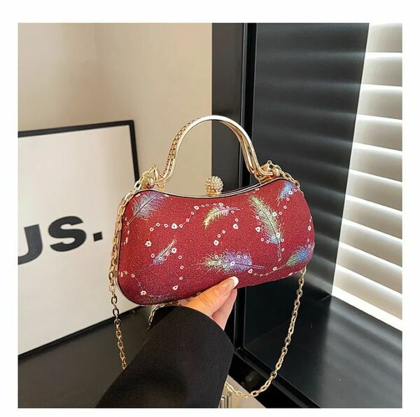 Sac à main élégant pailleté