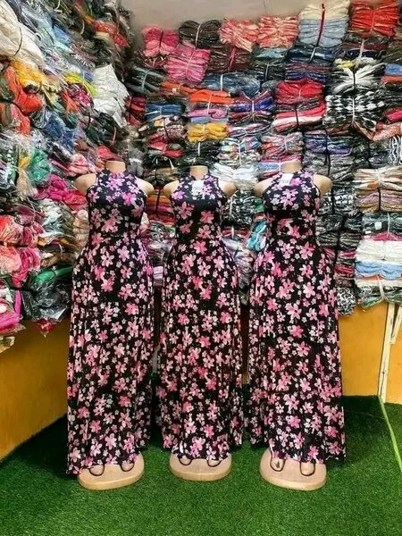 Robe longue florale élégante