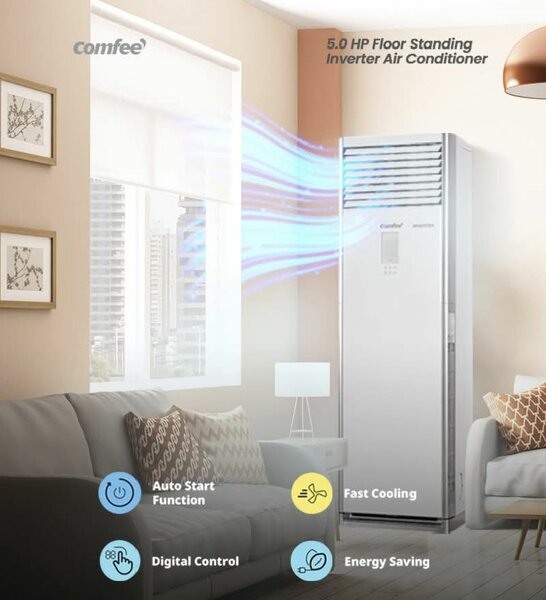 2.5HP Floor standing Inverter Air conditioning