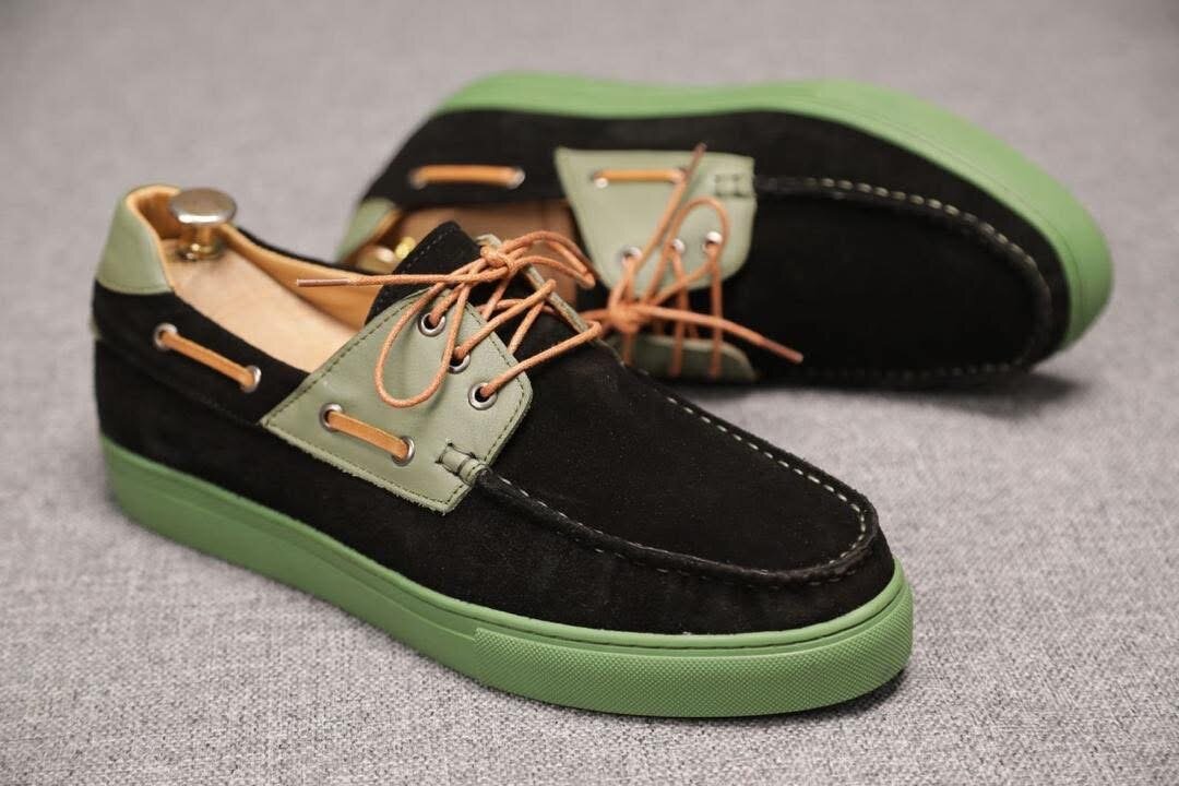 Derby Double Vent en Daim