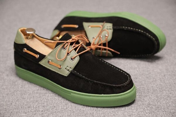 Derby Double Vent en Daim