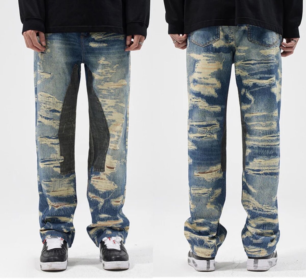 Jeans délavés vintage