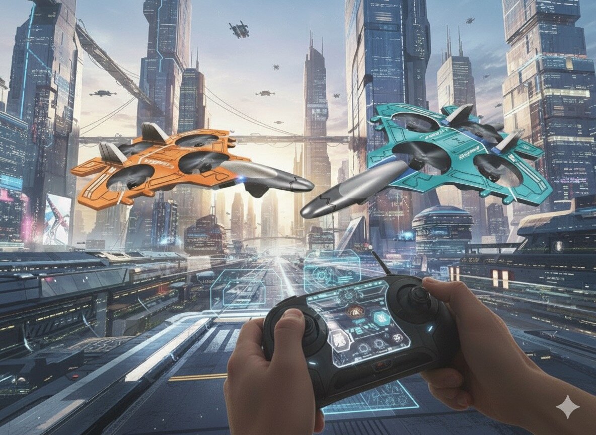 Futuristic Drone Racing Game