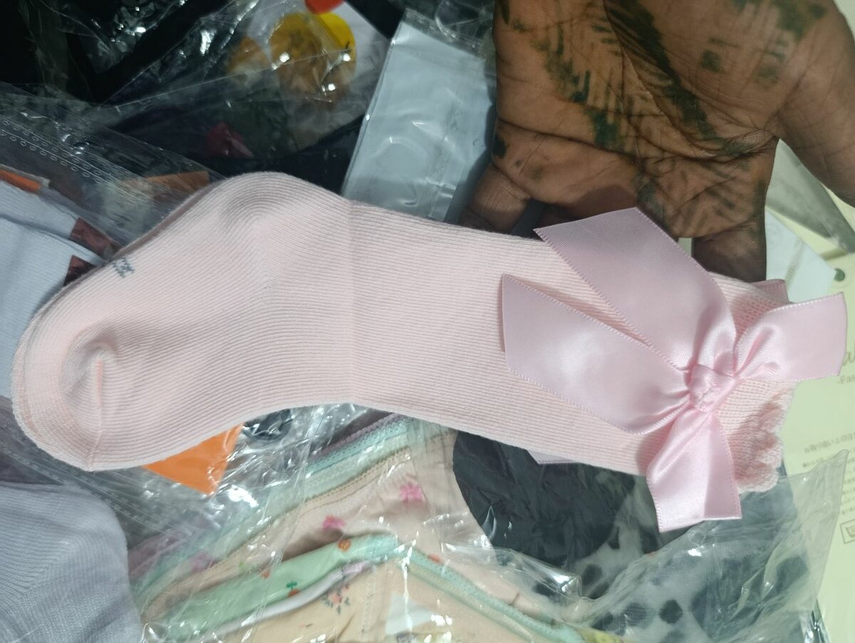 Chaussettes Filles avec Noeud