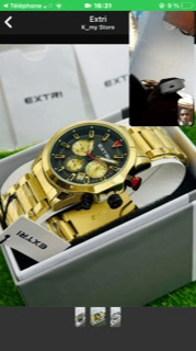 Montre élégante en acier