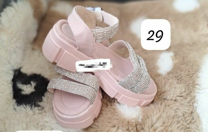 Sandales enfants brillantes