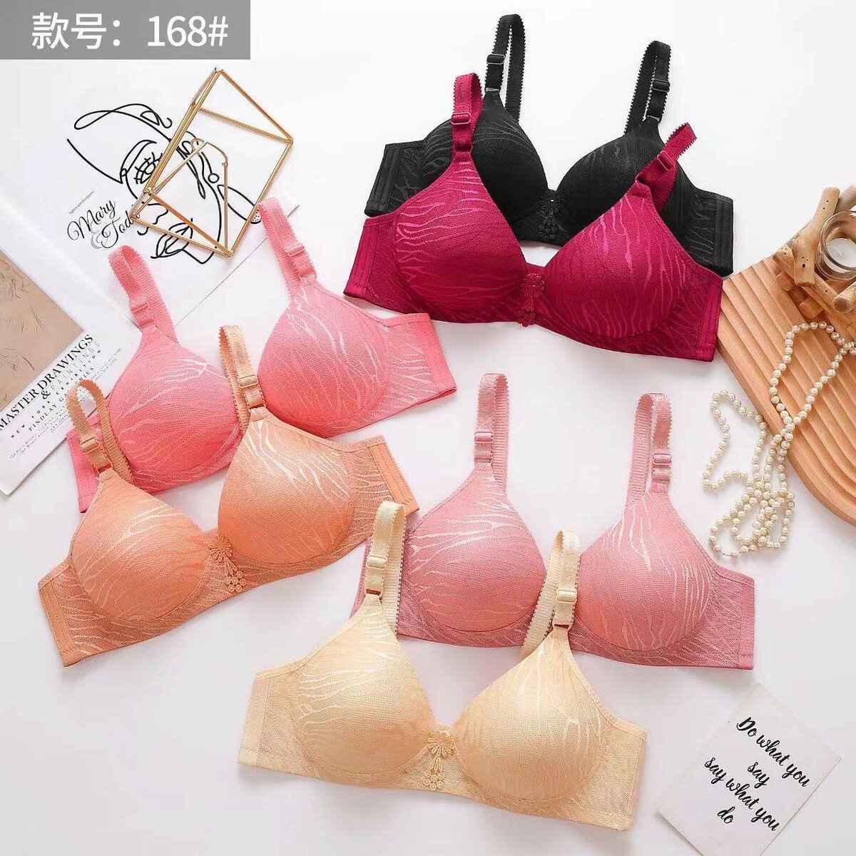 imported single pad bra