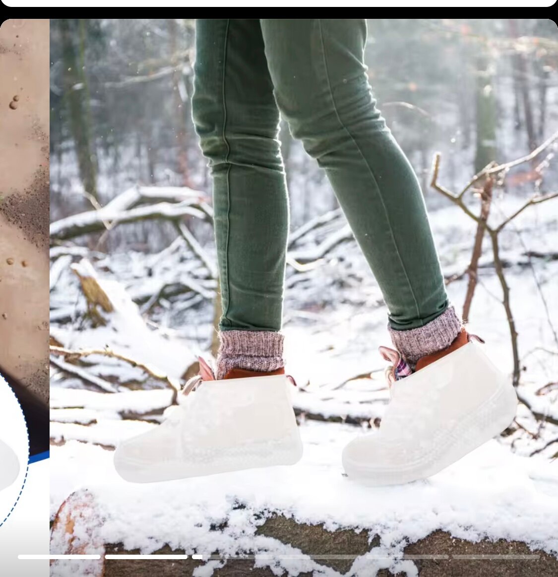 Bottes de Pluie Imperméables en Silicone