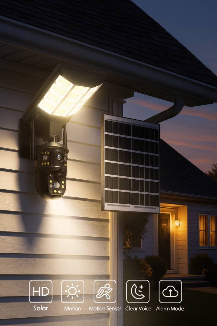 Caméra de Surveillance Solaire