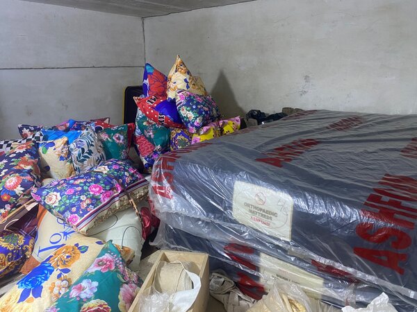 High Density Student mattress with leather cover