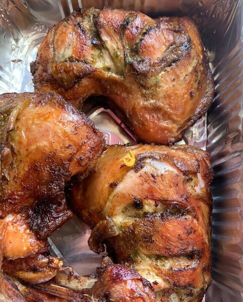 Poulet et dindon  grillé