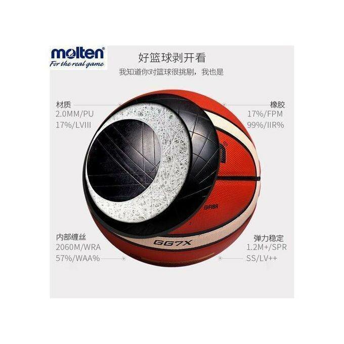 Molten Ballon De Basketball Molten ORIGINAL En Cuir Synthéti