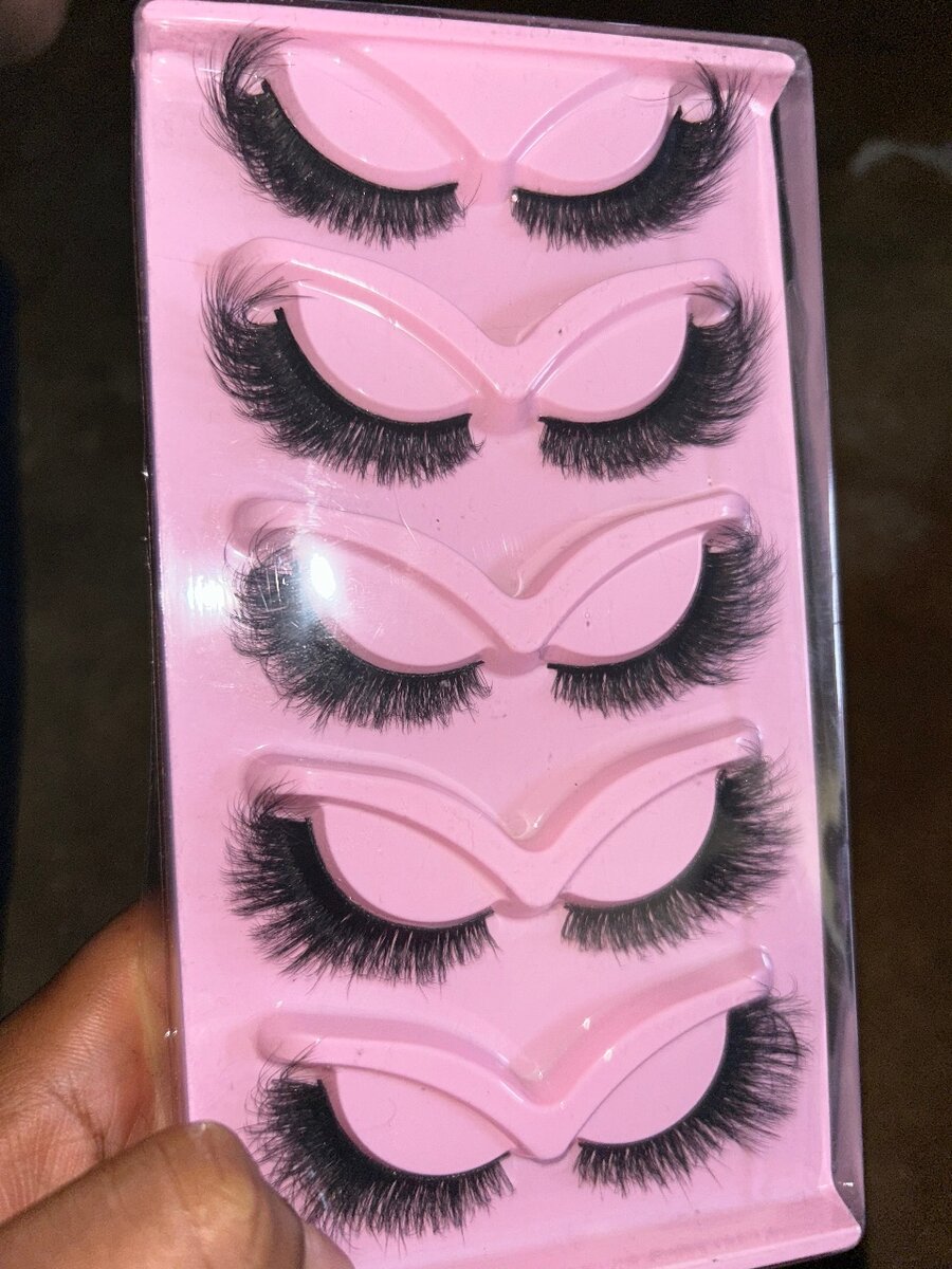 Faux cils volumineux 5 paires