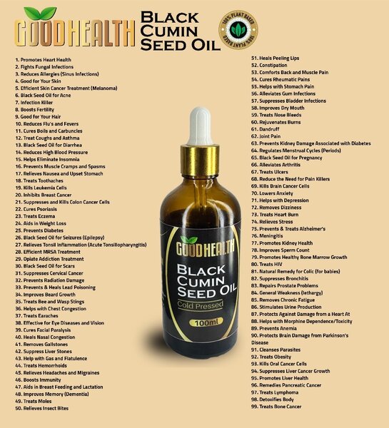 Black cumin seed oil