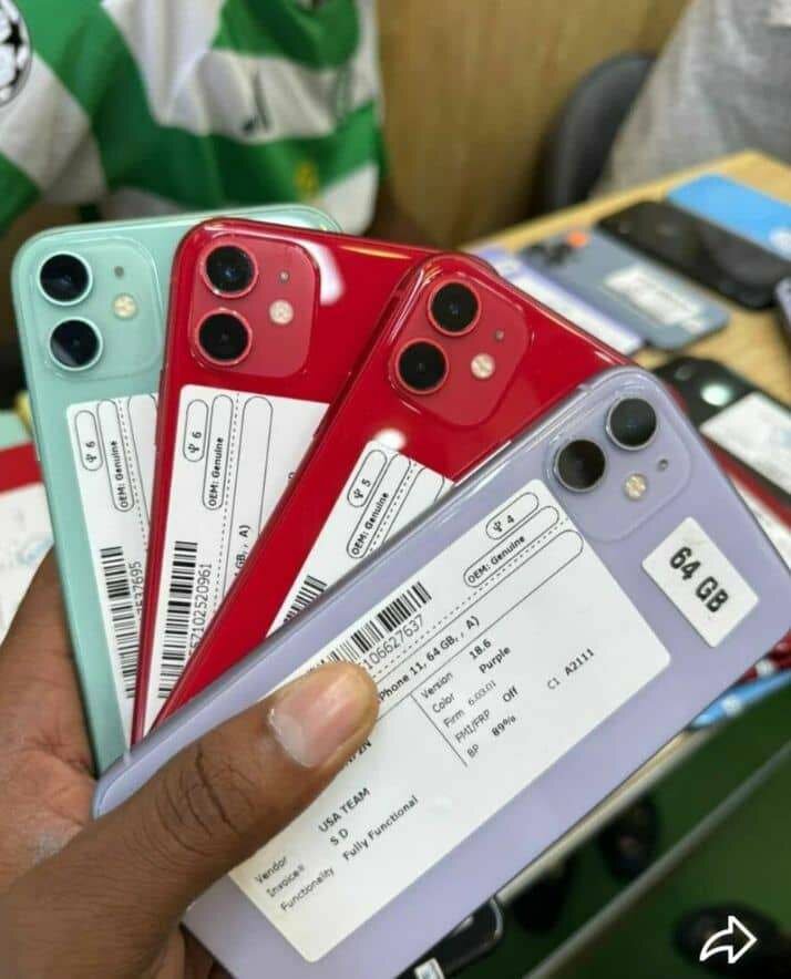 Smartphone moderne coloré